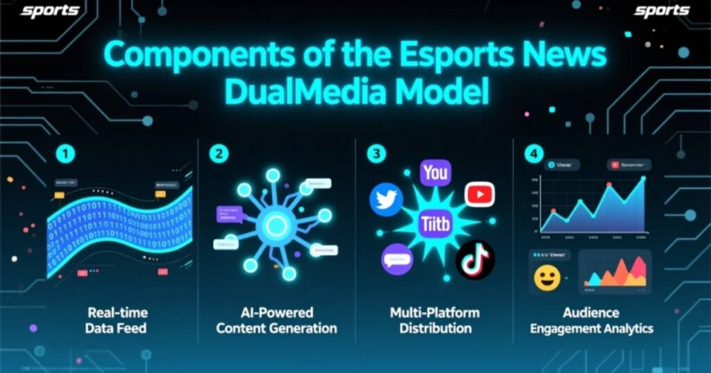 Components of the Esports News DualMedia Model